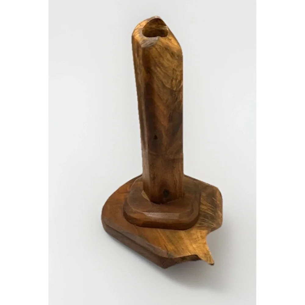 Abstract MCM Wood Art Sculpture Minimalist MCM Staging OOAK Room Decor VTG Boho